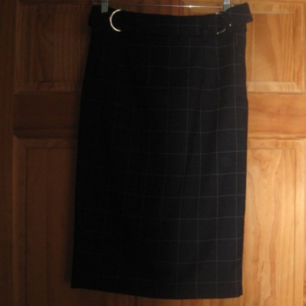 Forever 21 Navy Blue Contemporary Skirt